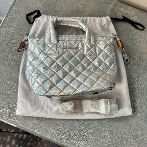 MZ Wallace Hologram Metallic Micro Sutton - NWOT